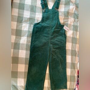 Cat & Jack Green Corduroy Overalls